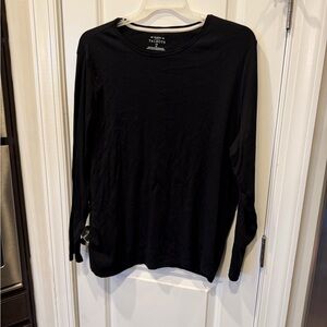Talbots Classic Black Long Sleeve Top